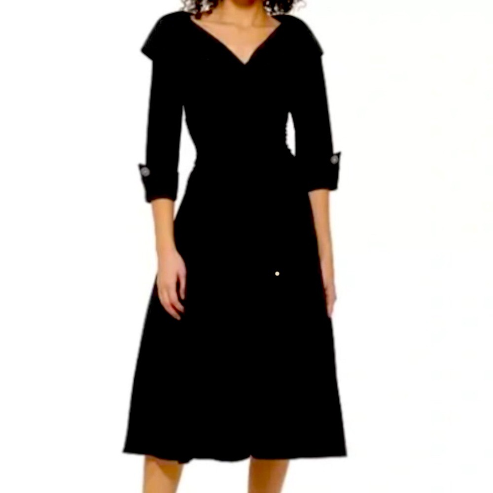Vavavoom 50’s Style Black Party Dress LN